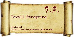 Teveli Peregrina névjegykártya